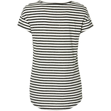 T-Shirt O'Neill Women Stripe Script White Black