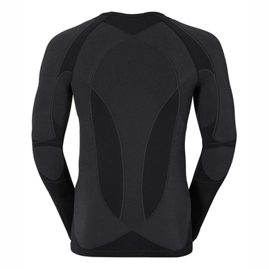 Ondershirt Odlo Mens L/S Crew Neck Evolution X-Warm Black