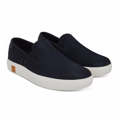Timberland Mens Amherst Leather Slip-On Black