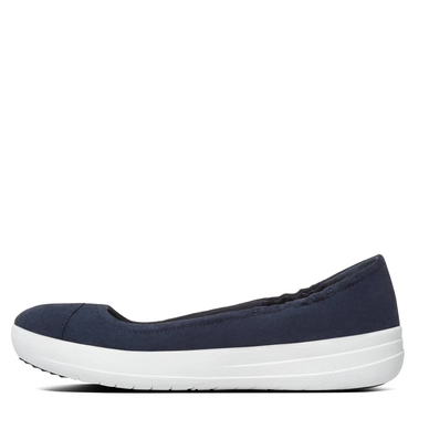 Ballerina FitFlop F-Sporty™ Suède Supernavy