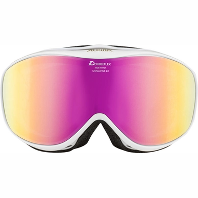 Skibril Alpina Challenge 2.0 White MM Pink