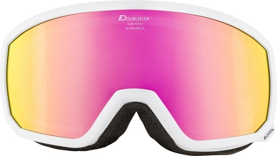 Skibril Alpina Scarabeo S White MM Pink