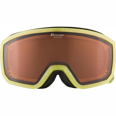Skibril Alpina Scarabeo S Yellow Translucent DH Orange