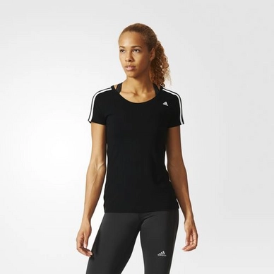 Tennisshirt Adidas Essential 3S Tee black