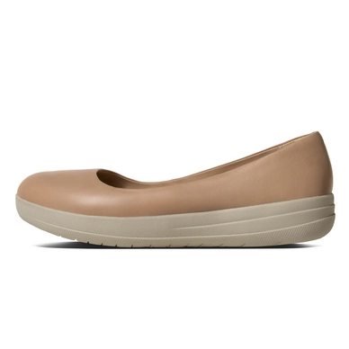 Ballerina FitFlop F-Sporty™ Ballerina Leather Stone