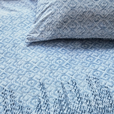 Beddinghouse Lagos Blauw Grijs Dekbedovertrek Katoen