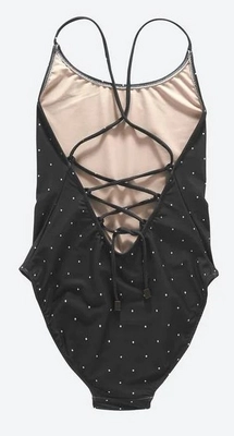 2---Badpak OAS Women Black Polka-2