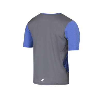 Tennisshirt Babolat V-Neck Perf Men Dark Blue