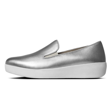 Sneaker FitFlop Superskate™ Leather Silver