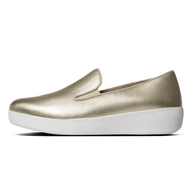 Sneaker FitFlop Superskate™ Leather Pale Gold