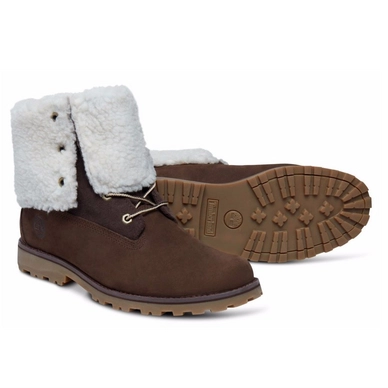 Timberland 6" Waterproof Shearling Boot Junior Brown