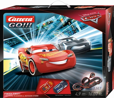 Racebaan Carrera Go Finish First Cars 3