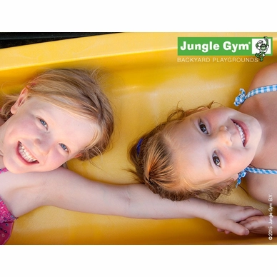 Speelset Jungle Gym Jungle Castle + Playhouse 125 Geel
