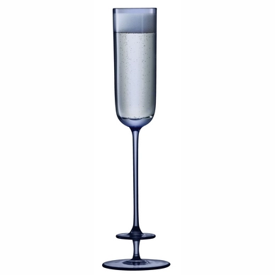 2---Champagneglas L.S.A. Champagne Blauw 130 ml (2-Delig)-2