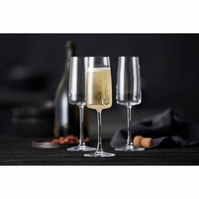 2---Champagneglas Lyngby Glas Krystal Zero Clear 300 ml (4-delig)-2
