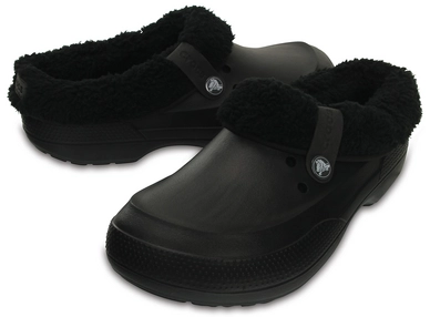 Klomp Crocs Classic Blitzen II Fuzz Lined Black/Black