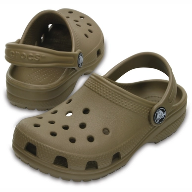 Sandaal Crocs Classic Clog Kids Khaki