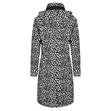 Regenjas Happy Rainy Days Coat Bernice Cheetah Black Off White