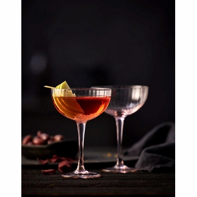2---Cocktailglas Lyngby Glas Palermo Pink 370 ml (4-delig)-2