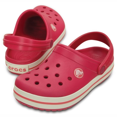 Sandaal Crocs Crocband Kids Raspberry/White