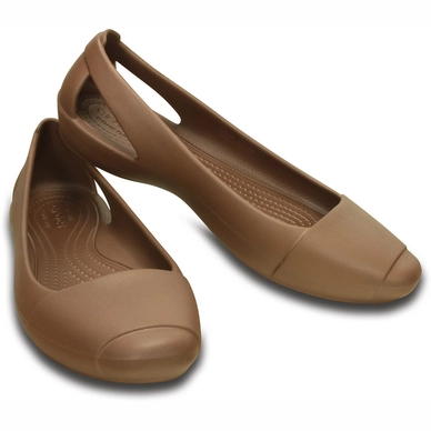 Ballerina Crocs Sienna Flat Women Bronze