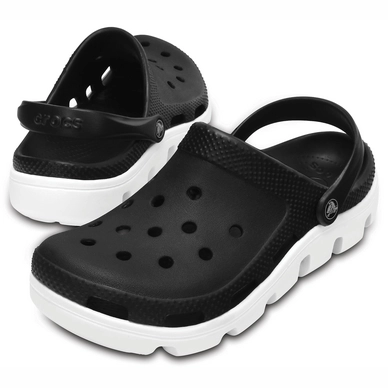 Klomp Crocs Duet Sport Clog Black/White
