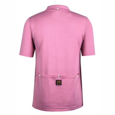 Fietsshirt Santini Eroica Short Sleeve Jersey Roze
