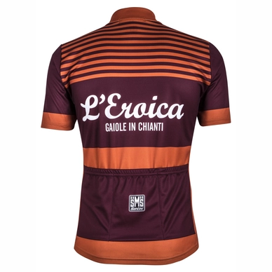Fietsshirt Santini Eroica Jersey Chianti Print