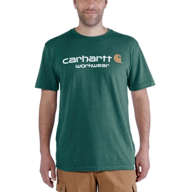 T-Shirt Carhartt Men Core Logo Workwear T-Shirt S/S Alpine Heather