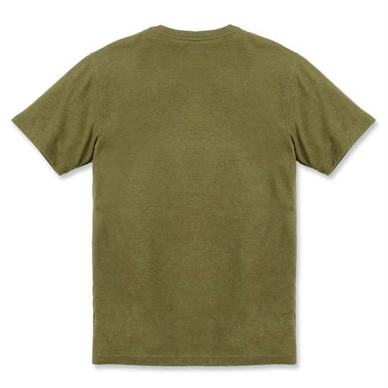 T-Shirt Carhartt Men Emea Outlast Graphic S/S Cargo Green