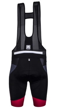 Fietsbroek Santini Interactive Bib-Shorts Mig Pad Red