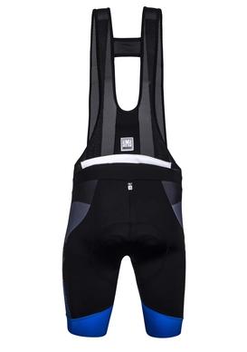 Fietsbroek Santini Interactive Bib-Shorts Mig Pad Royal Blue
