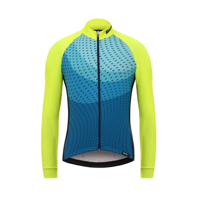 Fietsshirt Santini Men Ocean Winter Flashy Yellow