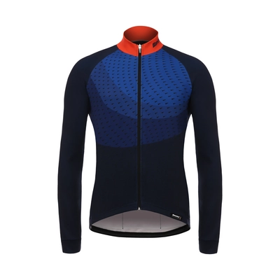 Fietsshirt Santini Men Ocean Winter Black
