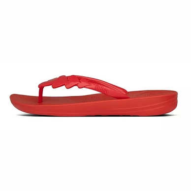 2---FitFlop Iqushion Valentine Flip Flops Red 1