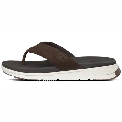 2---FitFlop Men Sporty Toe-Thongs Chocolate brown 1