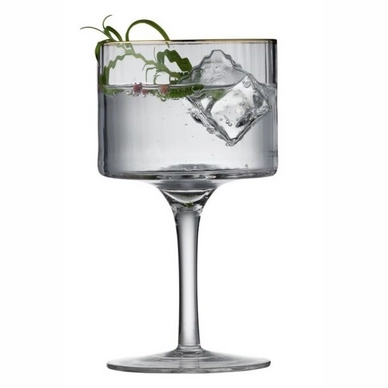 2---Gin & Tonic Glas Lyngby Glas Palermo Gold 320 ml (4-delig)-2