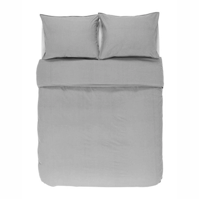 Taies d'oreiller Essenza Guy Silver Coton (65 x 65 cm)