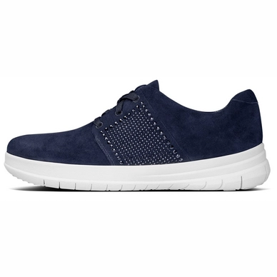 Sneaker FitFlop Sporty-Pop™ X Crystal Suede Midnight Navy
