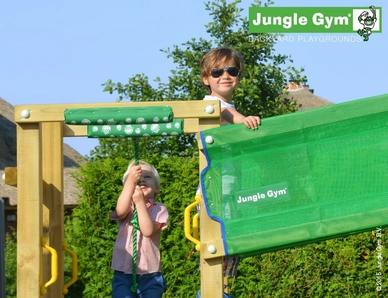 Speelset Jungle Gym Jungle House + Bridge Blauw