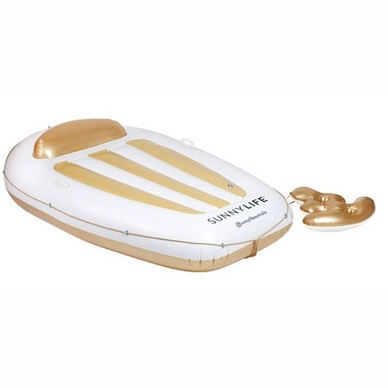 2---INFLATABLE_SPEED_BOAT_-_White_and_Gold_-_S0LBOAWD