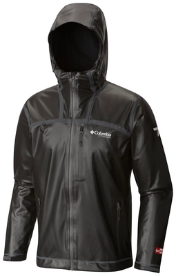 Jas Columbia Men Outdry Ex Stretch Hooded Shell Black