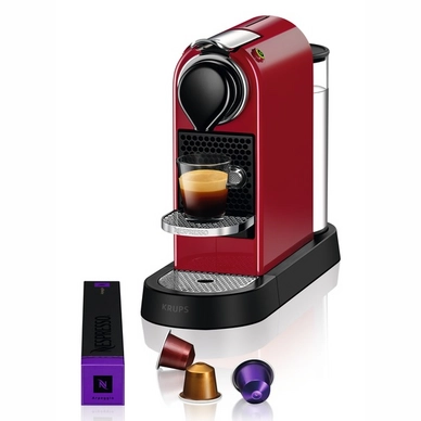 2---Koffiezetapparaat Krups Citiz Nespresso Red 2