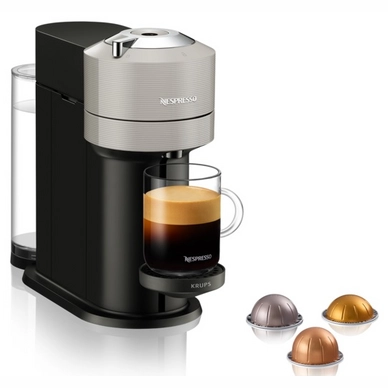2---Koffiezetapparaat Krups Nespresso Vertuo Next Light Grey 2
