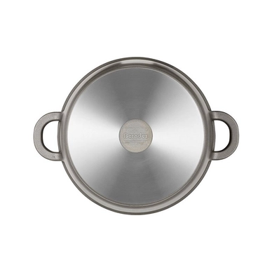 2---Kookpan Berndes Bonanza Grijs Met Glazen Deksel 24 cm 2
