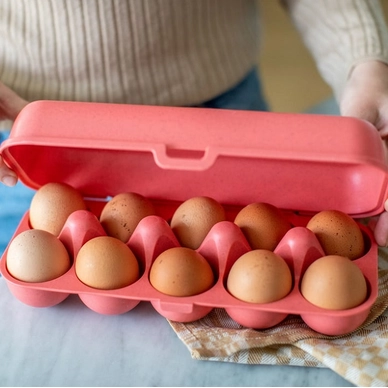 2---Koziol-Eggs-to-go-Mehrweg-Eierbehaelter-nature-coral-Situation-1