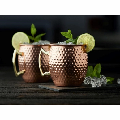 2---Moscow Mule Mok Lyngby Glas Copper 0,5 L (2-delig)-2