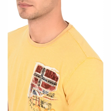 T-Shirt Napapijri Men Stak Yellow