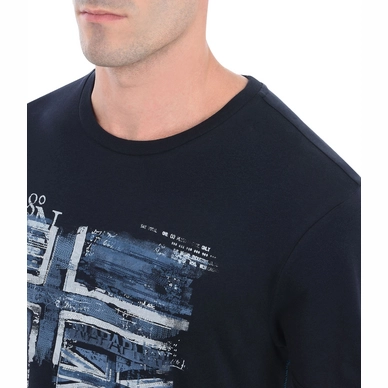T-Shirt Napapijri Men Sancy Blu Marine