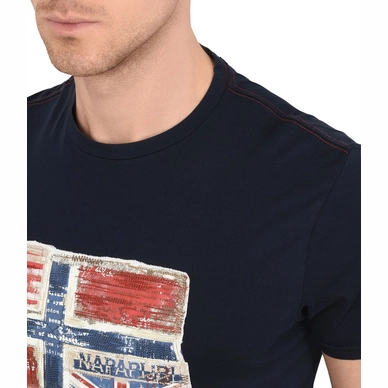 T-Shirt Napapijri Men Senou Blu Marine